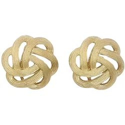 Paar Ohrclips "München", Damen, Gr. Messing, gold, COLLEZIONE ALESSANDRO, Ohrringe