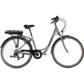 Saxonette E-Bike SAXONETTE Advanced Sport" E-Bikes 45 cm, 28 Zoll (71,12 cm), silberfarben Elektro-Cityräder