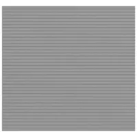 OSMO Steckzaun 180 x 184 cm grau Aluminium
