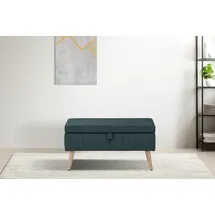 OTTO home Truhenbank AMIRA Dunkelgrün 81 x 36 x 43 cm
