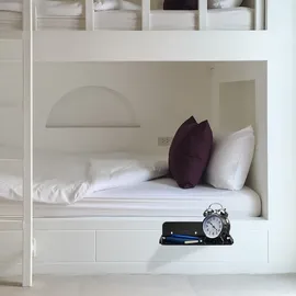 Relaxdays Betttisch, schwarz