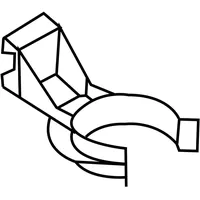 Hettich Sockelblendenhalter mit Clip ab 70 mm