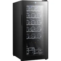 Homcom Weinkühlschrank Kompressor für 18 Flaschen, 50L Getränkekühlschrank
