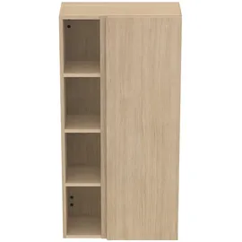 Ideal Standard Finesse Halbhochschrank 60 x 30 x 120 cm Eiche/Glas