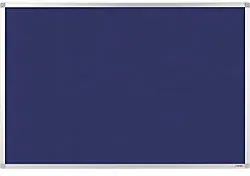 Viking Filz Pinnwand Nicht magnetisch Wandmontage 60 (B) x 0,81 (T) x 45 (H) cm Aluminium Blau