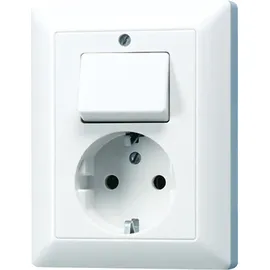 Jung Schuko-Steckdose 1 St. Weiß