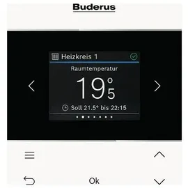 Buderus RC220 kabelgebundene System-Fernbedienung für Logamatic BC400