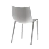 Driade Bo Stuhl Kunststoff grau/weiß