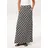 Aniston CASUAL Maxirock Damen Paisley Schwarz/Weiß 46