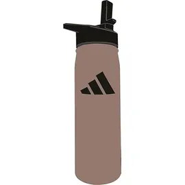 adidas Metall Trinkflasche warm clay/black 0,6 l