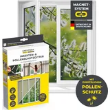 EasyMaxx Insektenschutz Fenster 110 x 130 cm Schwarz