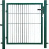 Arvotec Gartentor grün, einflügelig 100 - 120 cm, Höhe: 80 - 200 cm, zum Einbetonieren