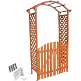 Mucola - Rosenbogen Pergola Torbogen holz Rankhilfe Spalier Blumenkübel Tür Tor neu