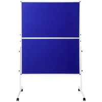 SpeaKa Professional Moderationstafel SP-PB-B01 (B x H) 1250mm x 1850mm Filz Blau zusammenklappbar, I