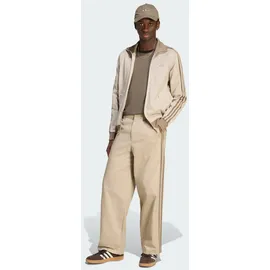 adidas 3-Streifen Hose mit Faltendetail Jogginghose Braun 26