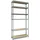TKT Aktenregal Metall 210x100x30 cm silber
