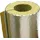 Feuer-Anker Rauchrohrisolierung Aluminium 1m 110-180 mm Silber