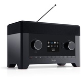 Teufel Radio 3SIXTY DAB+ Internet Radio Stereo Lautsprecher Musik 360-Grad-Sound Dank Dynamore Bluetooth Weckfunktion Subwoofer Speaker Schwarz