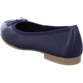 TAMARIS Da.-Ballerina für Damen, blau, Größe 39 EU