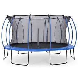 authentic sports & toys Springsafe Trampolin Colours 426 cm inkl. Sicherheitsnetz blau