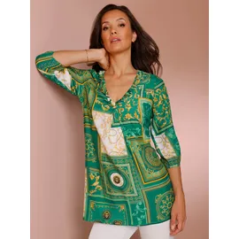 CREATION L Longbluse Gelb/Grün 38