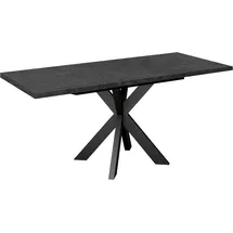 Mäusbacher Ausziehtisch 90 x 73 x 90 cm grau/schwarz