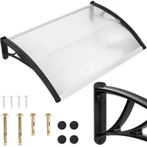OEM Vordach 150 x 100 cm transparent