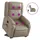 vidaXL Massagesessel mit Aufstehhilfe Elektrisch Kunstleder 95 x 99 x 95 cm Braun