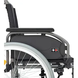 Bischoff & Bischoff S-Eco 2 Rollstuhl faltbar mit Kniehebelbremse 52 cm Sitzbreite anthrazit