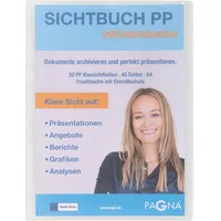 Pagna Office Sichtbuch DIN A4, 20 Hüllen transparent