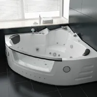 Purehaven Whirlpool 152x152 cm elegantes Design Heizung Lichttherapie Soundsystem