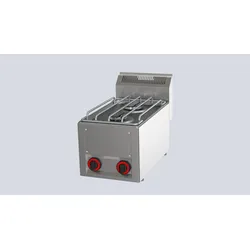 A&S polarny Gastro Gasherd 2-Brenner als Tischgerät 6,6 kw 330x600x290mm Gasbrenner
