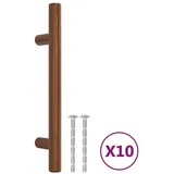 vidaXL Möbelgriffe 10 Stk. Bronzen 96 mm Edelstahl