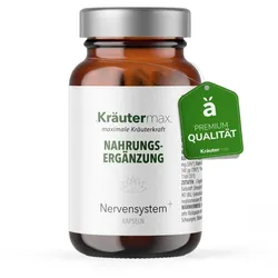 Kräutermax Nervensystem Kapseln L Tryptophan Vitamin B6 60 St