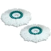 Leifheit Ersatz-Mop-Kopf Twist Disc Mop 2er-Set 52094