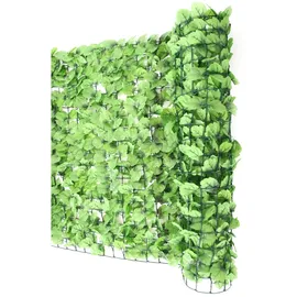 Mendler Windschutz 300 x 100 cm Grün Kunststoff