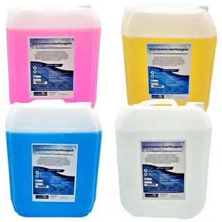 Solarflüssigkeit für Flach- Röhrenkollektoren Fertiggemisch -28°C - 10 Liter Farbe Farblos