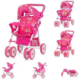 Chipolino Puppenwagen Dolly Korb faltbar