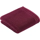 VOSSEN Badetuch »Calypso Feeling«, (2 St.), mit schmaler Bordüre, aus 100% hochwerter Baumwolle, Vegan, einfarbig, lila