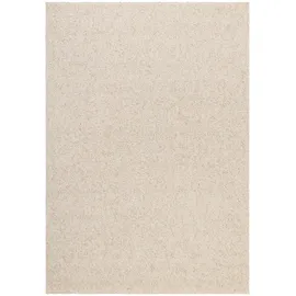 ELLE DECORATION Tuftteppich Rocco, Champagner, Creme, Kunststoff, meliert, rechteckig, 160x230 cm, Cradle to Cradle®, Made in Europe, Oeko-Tex® Standard 100, für Fußbodenheizung geeignet, in verschiedenen Größen erhältlich, lichtunempfindlich, waschbar,