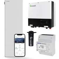 Growatt SPH6000TL3-BH-UP 6kW Hybrid Wechselrichter mit 25.6kWh Solarspeicher-Set