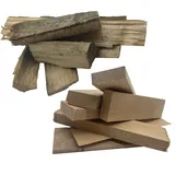 BTT-AZH Anzündholz, Brennholz, Anmachholz, Anfeuerholz (gemischt) 15kg für Kamin Grill Ofen Feuerstelle Kaminholz Holzofen Buche Eiche Esche Kiefer