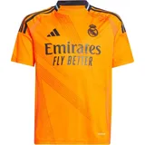 Adidas Real Madrid 24/25 Kids Auswärtstrikot Crew Orange 152