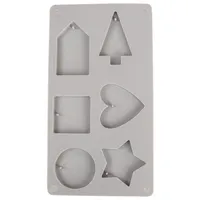 Rayher Silikon Gießform Deko-Formen grau