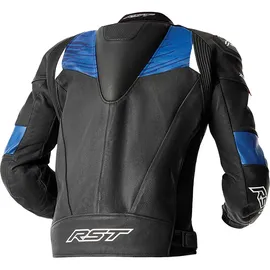 RST Tractech Evo D3O Lederjacke Blau/Schwarz/Weiß XL