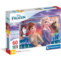 CLEMENTONI Puzzle 60 Teile ab 4 Jahren, buntes Kinderpuzzle mit besonderer Leuchtkraft & Farbintensität, Geschicklichkeitsspiel für Kinder