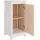 vidaXL Sideboard 40 x 80 x 35 cm Weiß