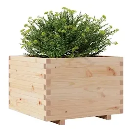 vidaXL Pflanzkübel 70 x 70 x 49,5 cm Braun