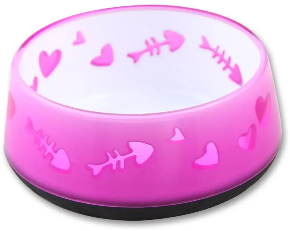 AFP Modern Cat – Katzenliebe Trink- & Futternapf Rosa