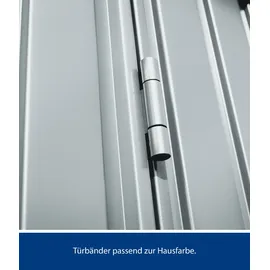 Hörmann Berry Gerätehaus 3,13 x 2,83 m Grau